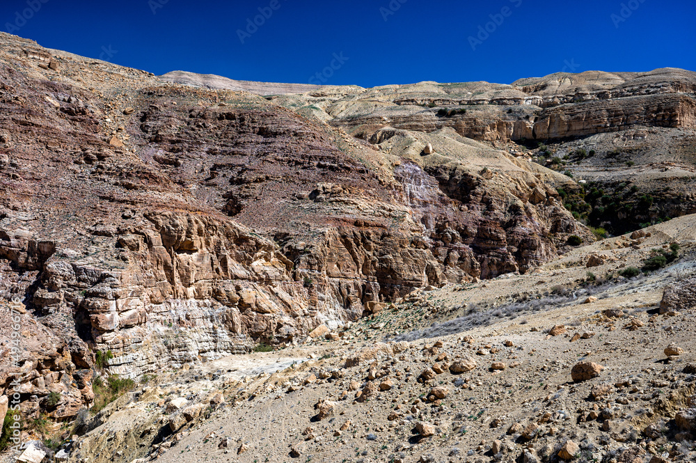 Wadi Bin Hammad, Moab Plateau, Jordan. Wadi Bin Hammad, Moab Plateau, Jordan.