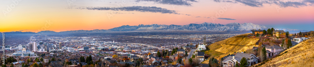 Salt Lake City, Utah  panorama