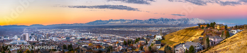 Salt Lake City, Utah panorama