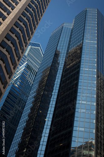 American skyscrapers in Philadelphia  Pennsylvania  USA