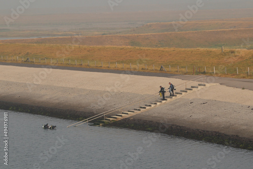 Diver ashore