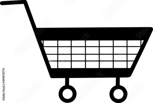 Vector shopping cart