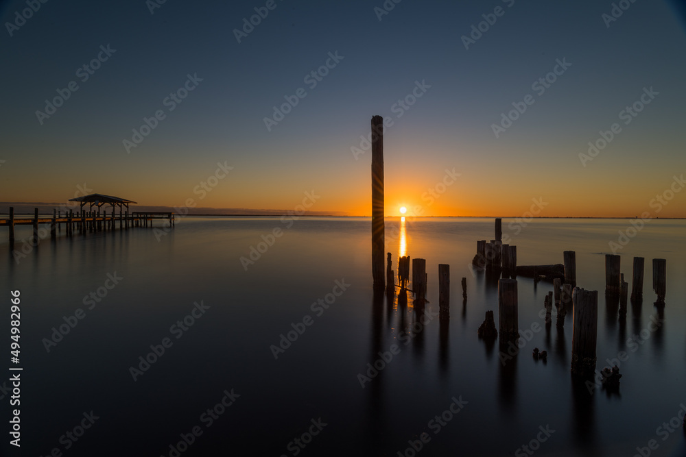 Sunrise oven Pilings