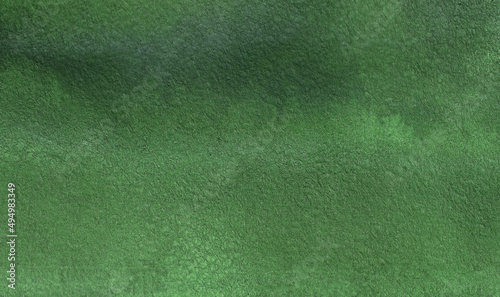 Green watercolor texture. Paper background