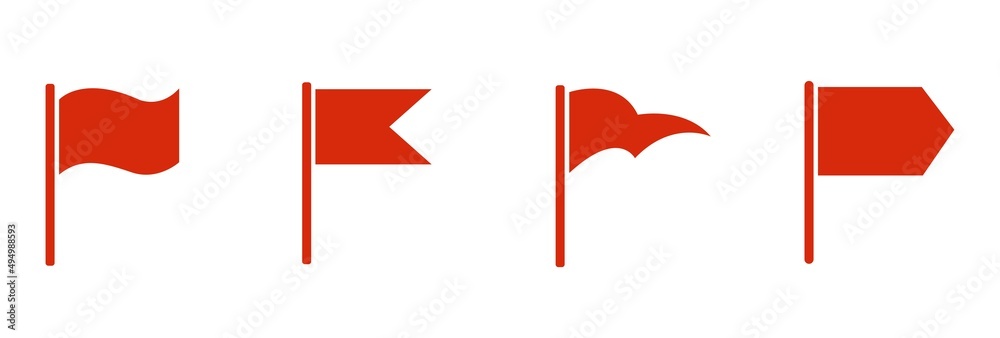 Different flag icons set. Set of vector flags. Waving Flag Icons for Banners, Presentations