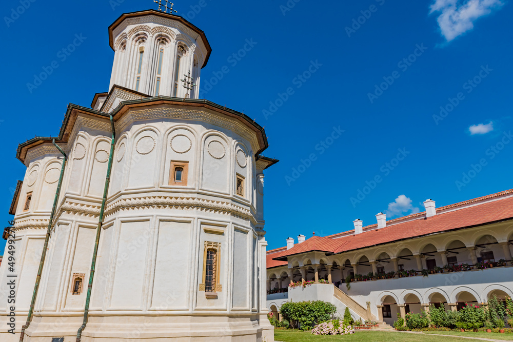Horezu Monastery or Hurezi Monastery, located in the town of Horezu, Wallachia, Romania, a UNESCO World Heritage Site