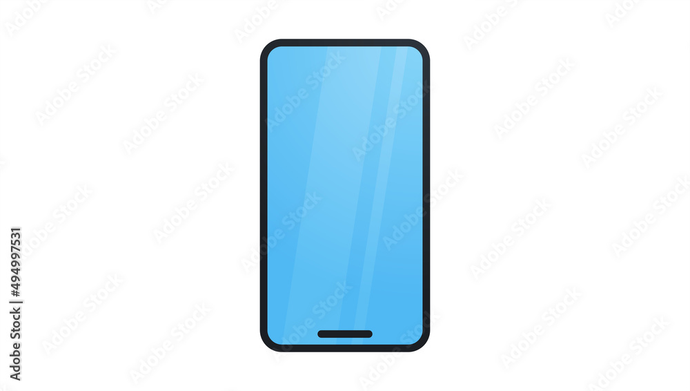 Smartphone and technology flat illustration. Smartphone and technology flat illustration.