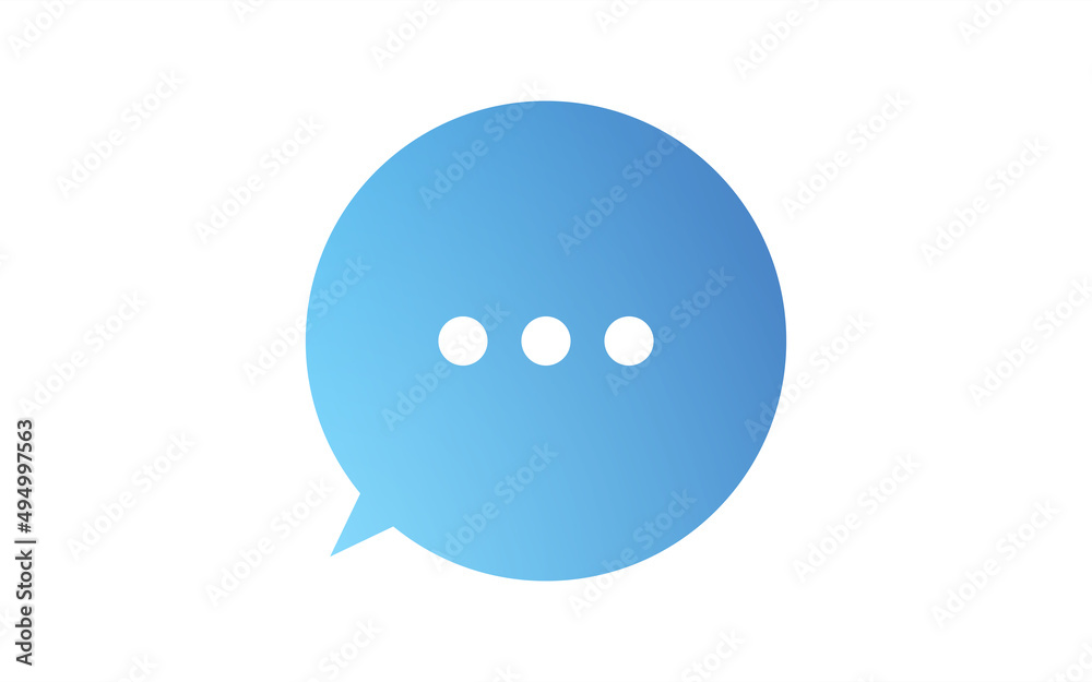 Chat bubble and speech flat illustration.
Chat bubble and speech flat illustration.