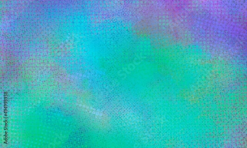 3D abstract rendered with screen and lo fi holographic patterns for signal wave distortion effect background in pastel rainbow colors