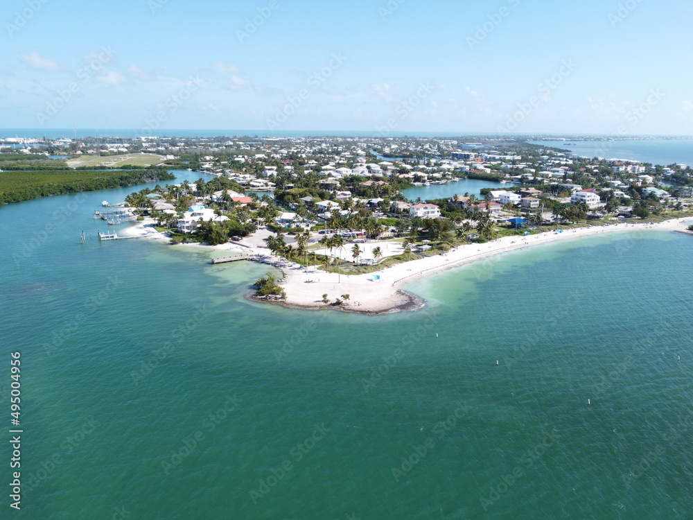 View of Sombrero Beach Marathon Florida Keys