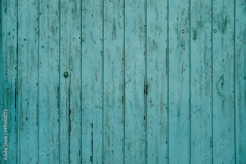 close-up of brown planks of construction with old paint, natural wood texture, narrow boards, horizontal, wallpaper, building material, background for designer with copy space © kittyfly
