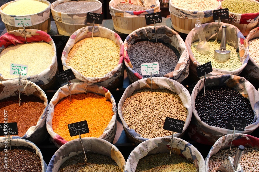 Fototapeta premium spices in the market