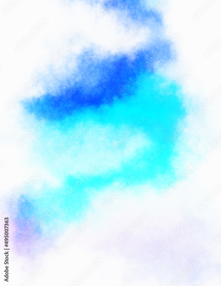 Fototapeta premium Watercolor painted background. Abstract Illustration wallpaper. Brush stroked painting. 2D Illustration.