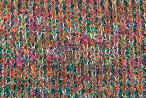 women's multicolored sweater wool fabric