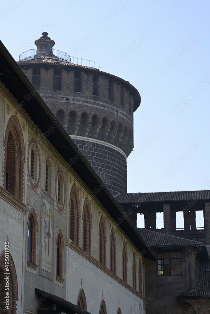 Fototapeta premium Castello Sforzesco di Milano