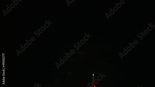 Fireworks shot in slowmo 4K