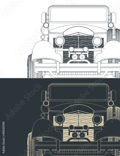 Retro car