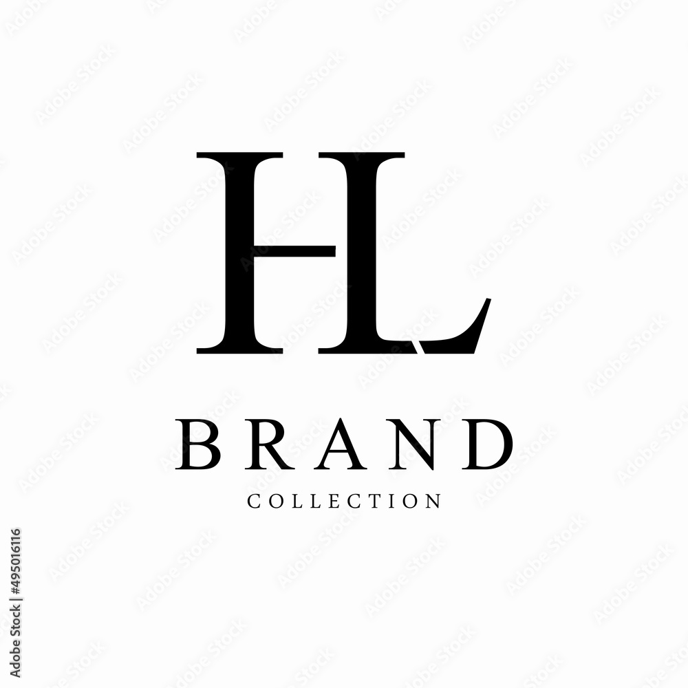 Letter HL vector logo design symbol icon emblem Letter HL vector logo design symbol icon emblem