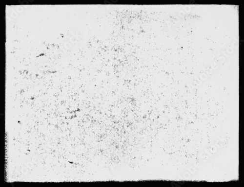 Ink Stamp Texture White Grunge Overlay Frame