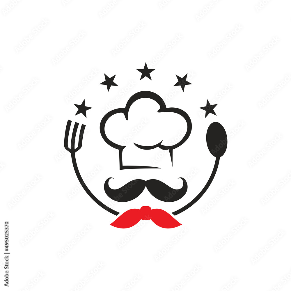 Chef cartoon logo