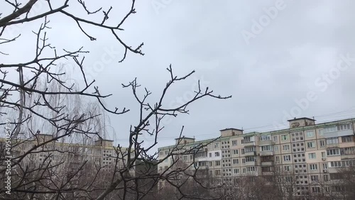 What I hear today. It's not thunder. Air raid siren sounds. Kyiv. Ukraine photo