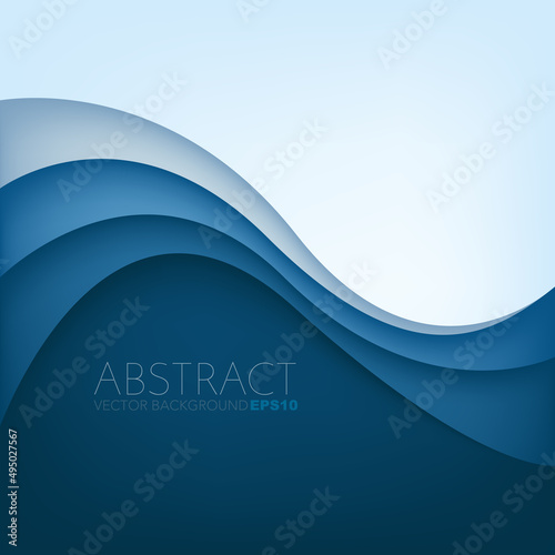 graphic vector curve line overlap background for text and message design