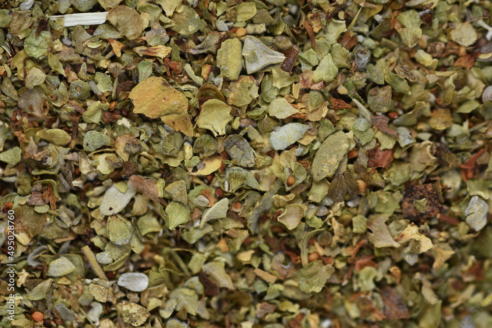Dried Oregano macro detail , Dried Oregano macro detail ,