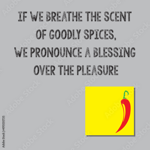 Scent of goodly spices