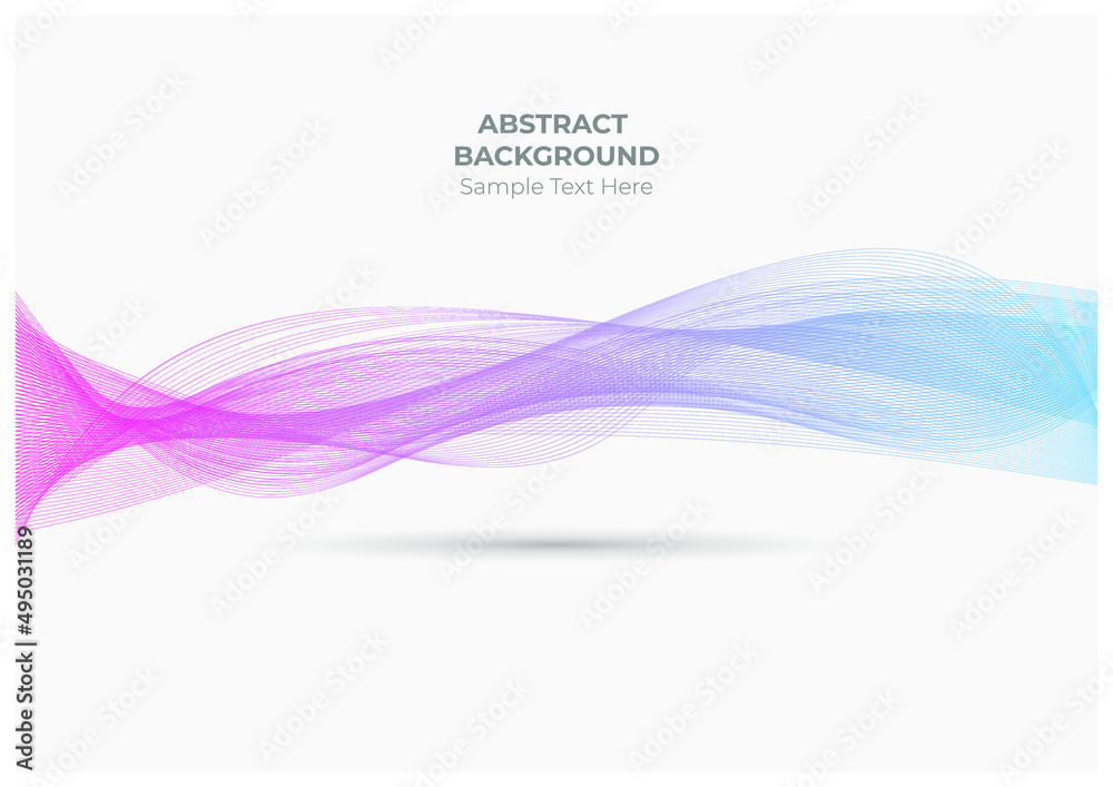 Abstract blue and purple line wave background Abstract blue and purple line wave background