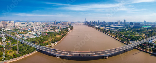 aerial photography guangzhou city architecture landscape skyline