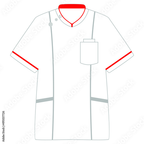 Scrub clothes in white color