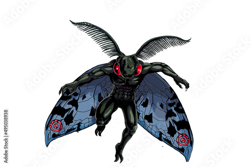 モスマン　UMA図鑑２　mothman,