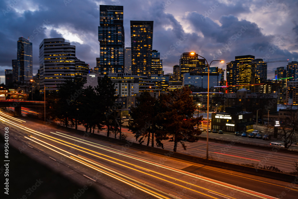 Fototapeta premium city at night