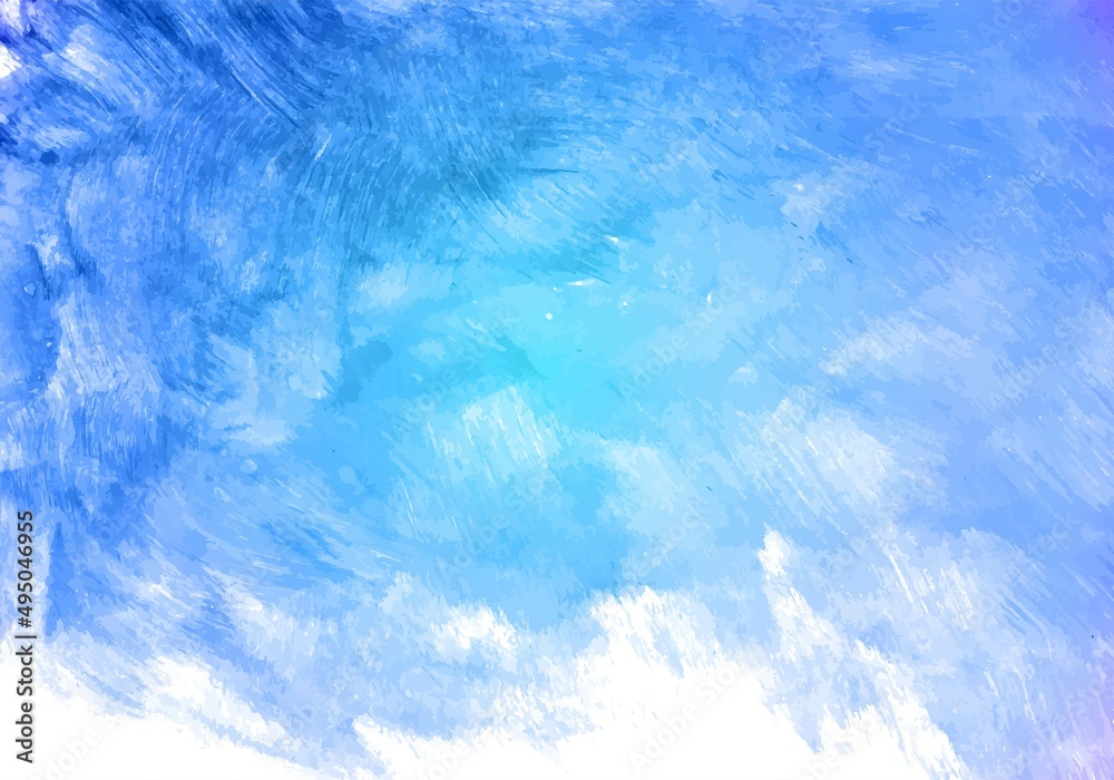 Beautiful blue watercolor texture background