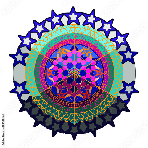 Mandala degradada