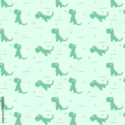 dinosaur pattern seamless cute dino background