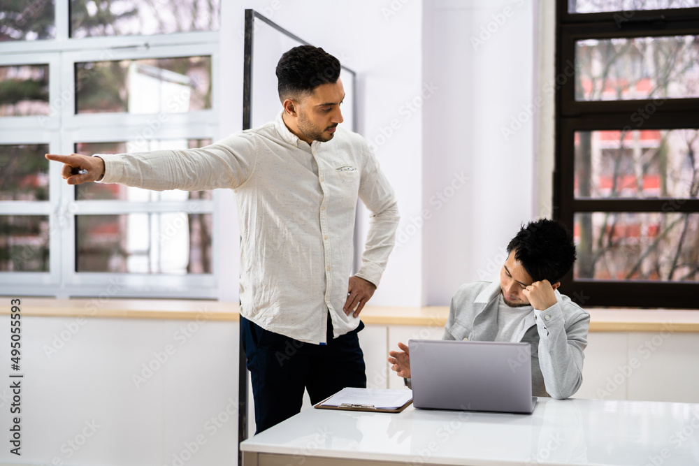 Boss Firing Female Employee Boss Firing Female Employee