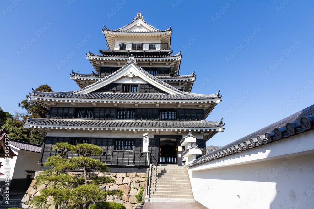 Nakatsu Castle in Nakatsu City, Oita Prefecture, Kyushu, Japan.