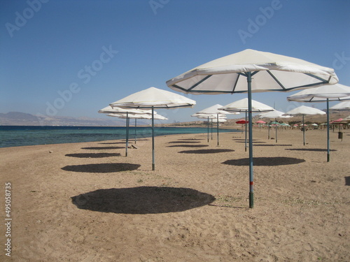 umbrellas on the beach © David