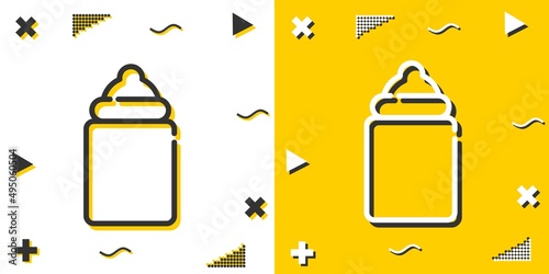 feeder line icon. Simple outline style.feeder linear sign. Vector illustration isolated on white background. Editable stroke EPS 10