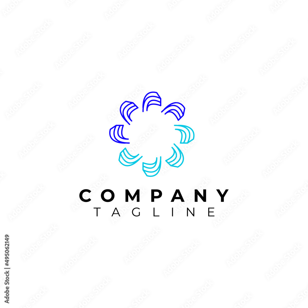 abstract modern mark tech logo simple flat abstract modern mark tech logo simple flat