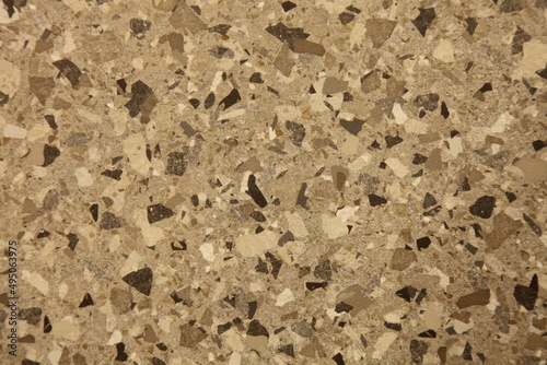 Background texture of small stone ceramic floor