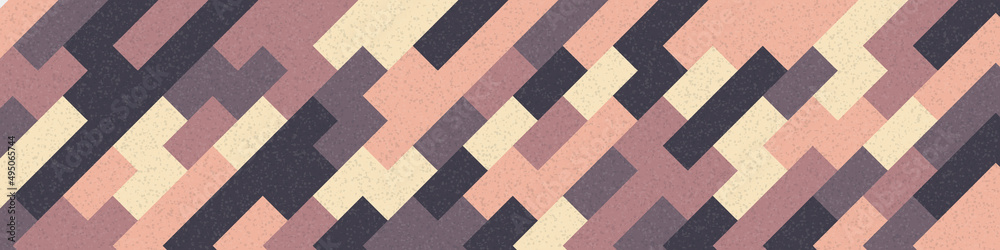Fototapeta premium Abstract Geometric Pattern generative computational art illustration