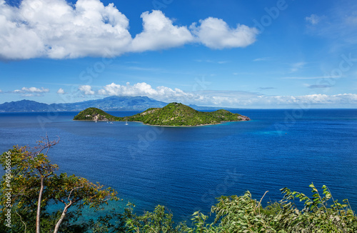 Island Ilet a Cabrit, Terre-de-Haut, Iles des Saintes, Les Saintes, Guadeloupe, Lesser Antilles, Caribbean. photo