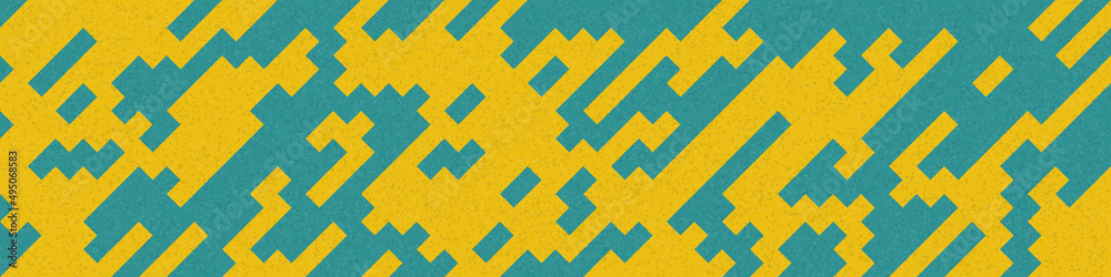 Fototapeta premium Abstract Geometric Pattern generative computational art illustration