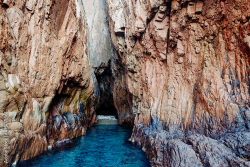 Scandola Natural Reserve  Corsica Island. Seascape  south France