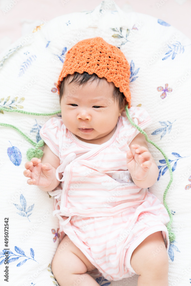 asian baby female with good mood asian baby female with good mood