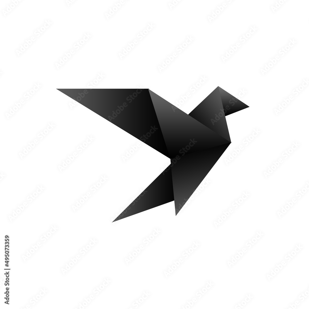 illustration of a black bird in minimalism on a white background. Mock-up for a logo, the press on textiles, clothes. for dishes, banner. illustration of a black bird in minimalism on a white background. Mock-up for a logo, the press on textiles, clothes. for dishes, banner.