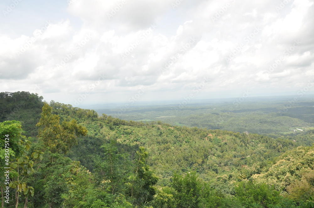 landscape with clouds