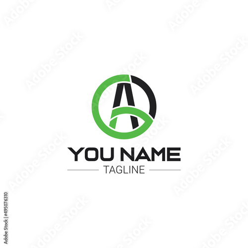 AG letter Logo vector template eps for your company, industry purpose ready to use
